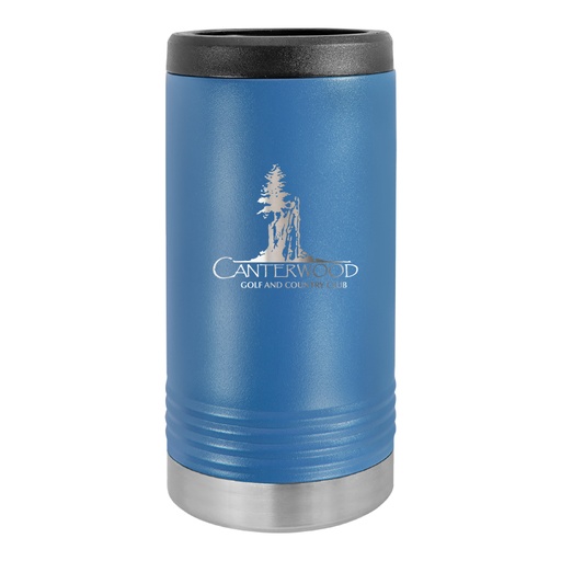 ROYAL BLUE POLAR CAMEL STAINLESS SLIM BEVERAGE HOLDER